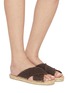 Figure View - Click To Enlarge - CASTAÑER - Palmera Linen Espadrilles