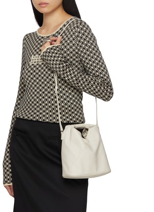 Figure View - Click To Enlarge - MM6 MAISON MARGIELA - Japanese PU Leather Crossbody Bag