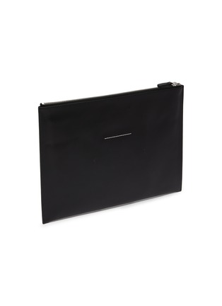Detail View - Click To Enlarge - MM6 MAISON MARGIELA - Leather Clutch Bag