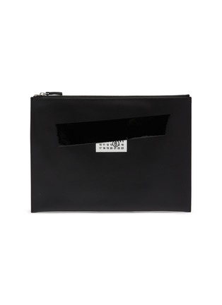 Main View - Click To Enlarge - MM6 MAISON MARGIELA - Leather Clutch Bag