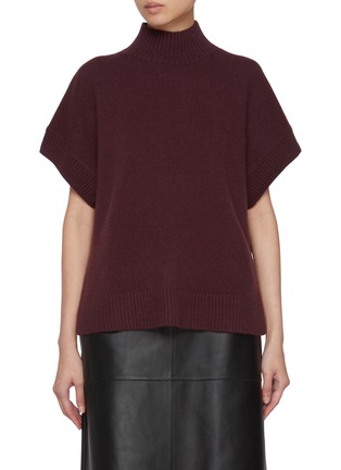 Main View - Click To Enlarge - JOSEPH - Mock Neck Cashmere Knitted Top