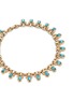 Detail View - Click To Enlarge - LANE CRAWFORD VINTAGE ACCESSORIES - McClelland Barclay Gold Toned Blue Diamante Necklace
