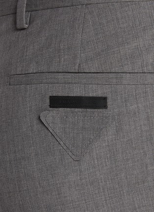 - PRADA - Ribbed Knit Cuff Slim Pants