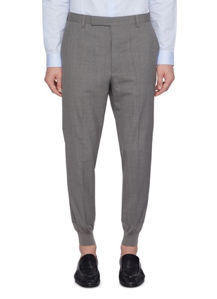 Main View - Click To Enlarge - PRADA - Ribbed Knit Cuff Slim Pants