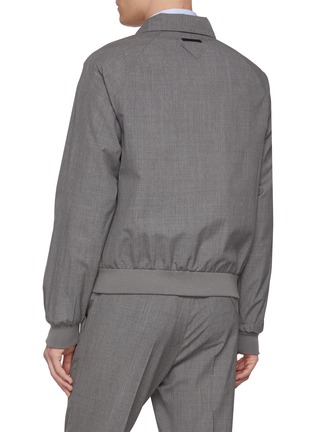 Back View - Click To Enlarge - PRADA - Tube Neck Zip Up Jacket