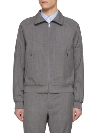 Main View - Click To Enlarge - PRADA - Tube Neck Zip Up Jacket