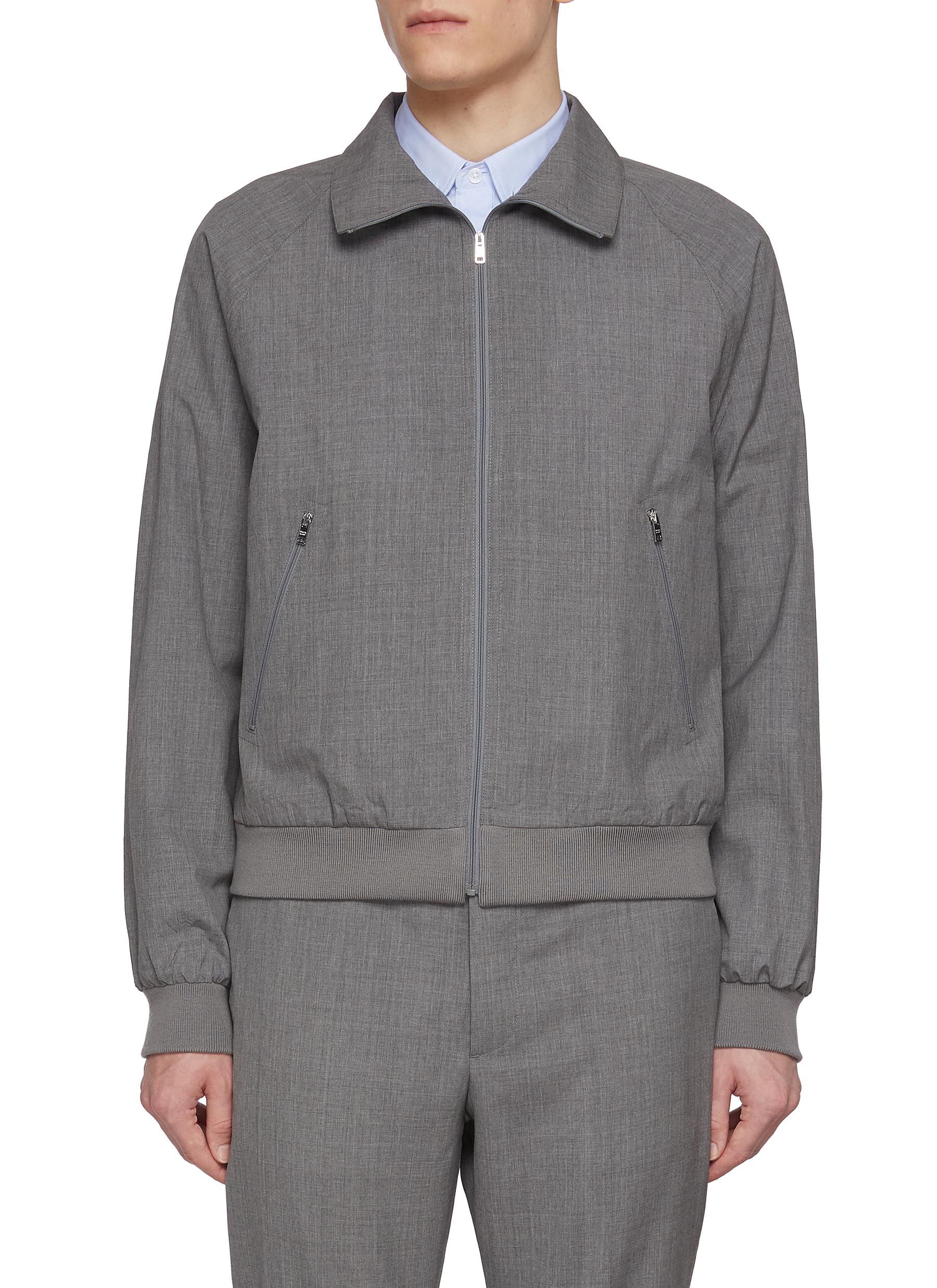 PRADA | Tube Neck Zip Up Jacket | Men | Lane Crawford