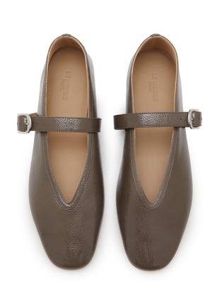 Detail View - Click To Enlarge - LE MONDE BERYL - Stella Shiny Lambskin Mary Jane Flats