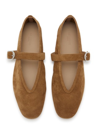 Detail View - Click To Enlarge - LE MONDE BERYL - Stella Suede Mary Jane Flats