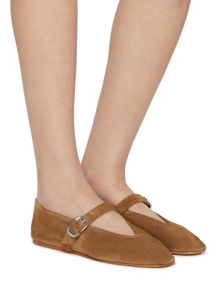 Figure View - Click To Enlarge - LE MONDE BERYL - Stella Suede Mary Jane Flats