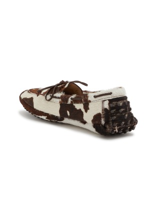  - LE MONDE BERYL - Driver Moccasin Hair Leather Loafers