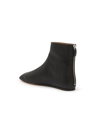  - LE MONDE BERYL - Luna Lambskin Flat Ankle Boots