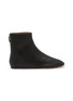 Main View - Click To Enlarge - LE MONDE BERYL - Luna Lambskin Flat Ankle Boots
