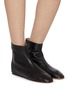 Figure View - Click To Enlarge - LE MONDE BERYL - Luna Lambskin Flat Ankle Boots