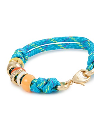 Detail View - Click To Enlarge - ROXANNE ASSOULIN - Happy Cord  Bracelet