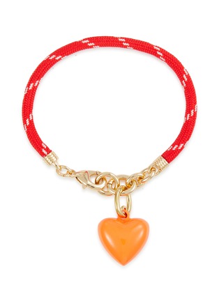 Main View - Click To Enlarge - ROXANNE ASSOULIN - Happy Heart Cord Bracelet