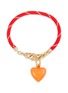 Main View - Click To Enlarge - ROXANNE ASSOULIN - Happy Heart Cord Bracelet