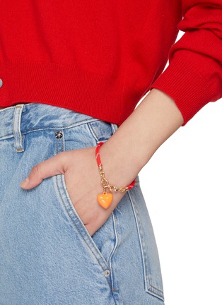 Figure View - Click To Enlarge - ROXANNE ASSOULIN - Happy Heart Cord Bracelet
