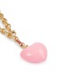 Detail View - Click To Enlarge - ROXANNE ASSOULIN - Happy Heart Gold Pleated Brass Necklace