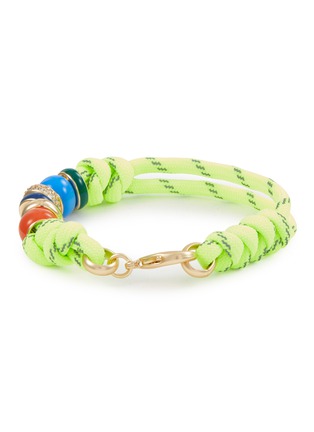 Detail View - Click To Enlarge - ROXANNE ASSOULIN - Happy Cord  Bracelet