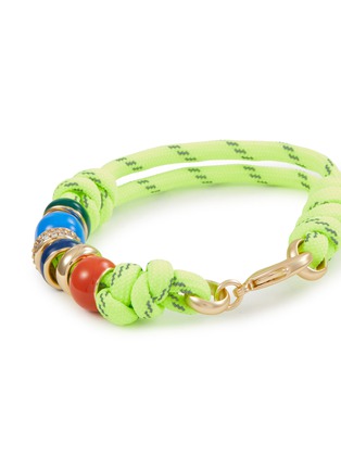 Detail View - Click To Enlarge - ROXANNE ASSOULIN - Happy Cord  Bracelet