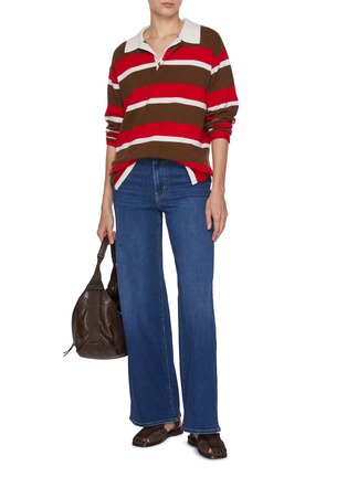 Figure View - Click To Enlarge - FRAME - Le Slim Palazzo Medium Wash Jeans