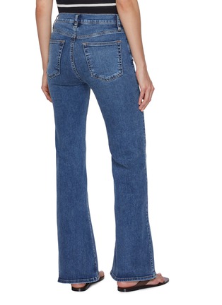Back View - Click To Enlarge - FRAME - The Icon Flared Medium Wash Jeans