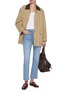 Figure View - Click To Enlarge - FRAME - The Reboot Crop Light Wash Jeans