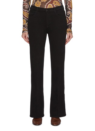 Main View - Click To Enlarge - FRAME - The Icon Flared Dark Wash Jeans