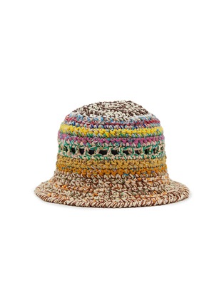 Main View - Click To Enlarge - ULTRAVIOLHAT - Cotton Blend Crochet Bucket Hat
