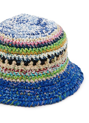 Detail View - Click To Enlarge - ULTRAVIOLHAT - 01 Cotton Blend Crochet Bucket Hat