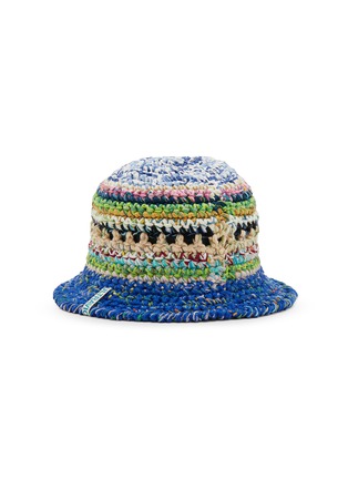Figure View - Click To Enlarge - ULTRAVIOLHAT - 01 Cotton Blend Crochet Bucket Hat