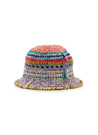 Figure View - Click To Enlarge - ULTRAVIOLHAT - 05 Cotton Blend Crochet Bucket Hat