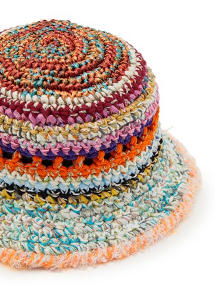 Detail View - Click To Enlarge - ULTRAVIOLHAT - 06 Cotton Blend Crochet Bucket Hat