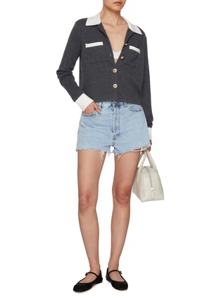Figure View - Click To Enlarge - FRAME - The Dare Denim Shorts