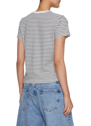 Back View - Click To Enlarge - FRAME - Striped Cotton Baby T-Shirt