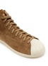Detail View - Click To Enlarge - ADIDAS - x Wales Bonner High Top Superstar Suede Men's Sneakers
