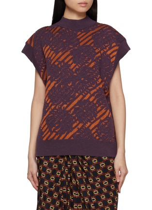 Main View - Click To Enlarge - DRIES VAN NOTEN - Tepic Jacquard Knit Vest