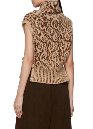 Back View - Click To Enlarge - DRIES VAN NOTEN - Teko Embellished Knit Vest