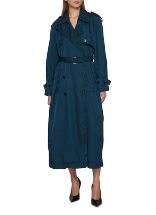 Main View - Click To Enlarge - DRIES VAN NOTEN - Ristos Double Breasted Belted Trench Coat