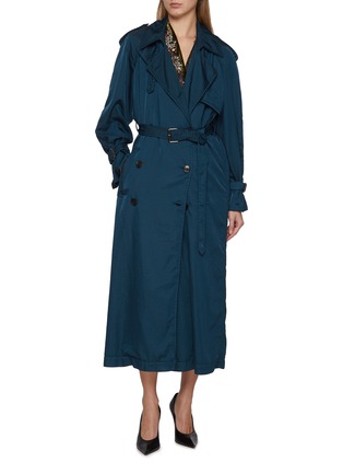Figure View - Click To Enlarge - DRIES VAN NOTEN - Ristos Double Breasted Belted Trench Coat