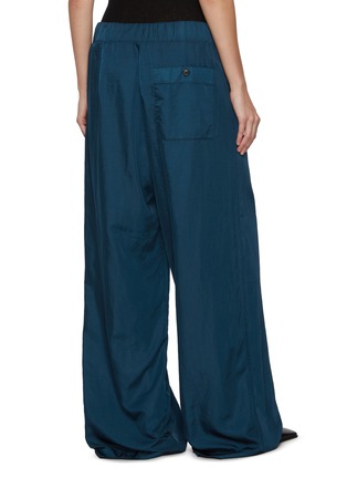 Back View - Click To Enlarge - DRIES VAN NOTEN - Pila Elasticated Waistband Wide Leg Pants
