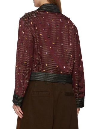 Back View - Click To Enlarge - DRIES VAN NOTEN - Vurani Embellished Jacquard Jacket