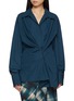 Main View - Click To Enlarge - DRIES VAN NOTEN - Cinched Front Cotton Shirt