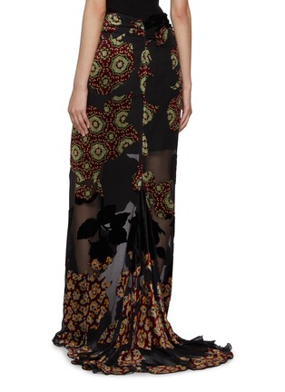 Back View - Click To Enlarge - DRIES VAN NOTEN - Salvix Maxi Skirt