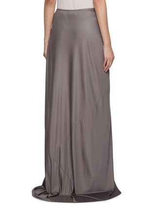 Back View - Click To Enlarge - DRIES VAN NOTEN - Humila Draped Slinky Maxi Skirt