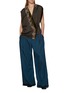 Figure View - Click To Enlarge - DRIES VAN NOTEN - Clematia Sleeveless Embellished Striped Wrap Top