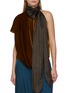 Main View - Click To Enlarge - DRIES VAN NOTEN - Cresta Sleeveless Asymmetrical Scarf Neck Velvet Top