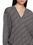  - DRIES VAN NOTEN - Tishana Striped Merino Wool Knit Sweater