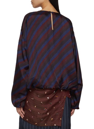 Back View - Click To Enlarge - DRIES VAN NOTEN - Capo Diagonal Stripes Shirt